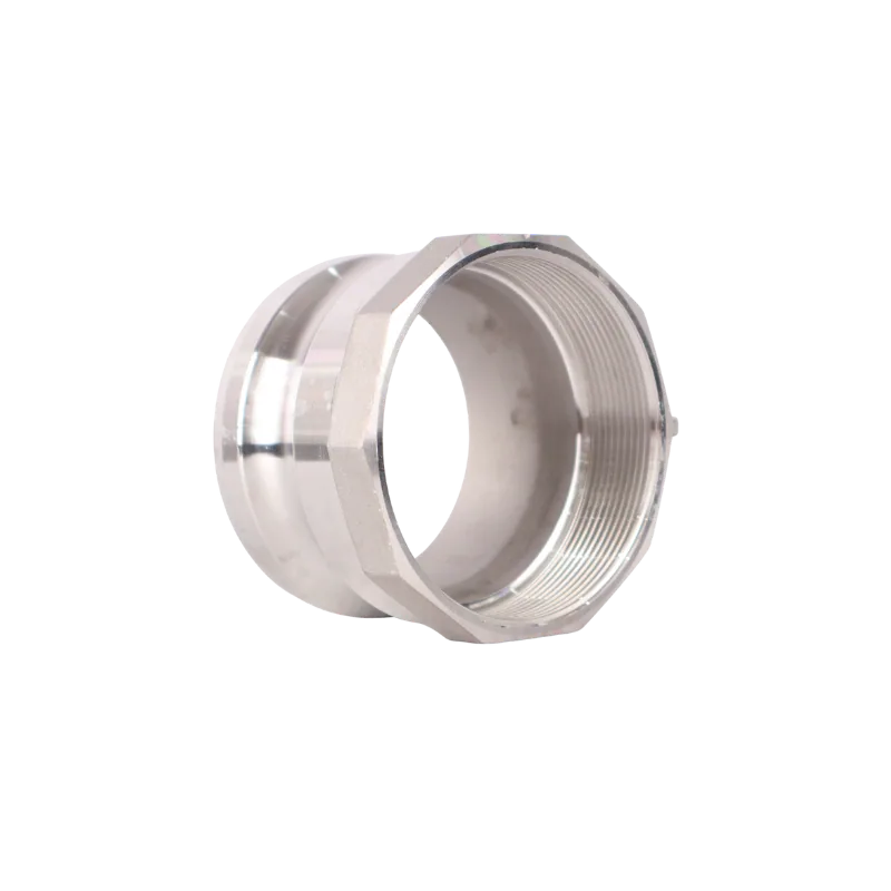 80 mm Camlock Part A Male Adaptor, 3" BSP 80 mm aluminium camlock Part A male adaptor, 3" female BSP