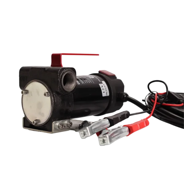 DC-40 24V DC rotary-vane diesel transfer pump, 40 L/min, cast iron body
