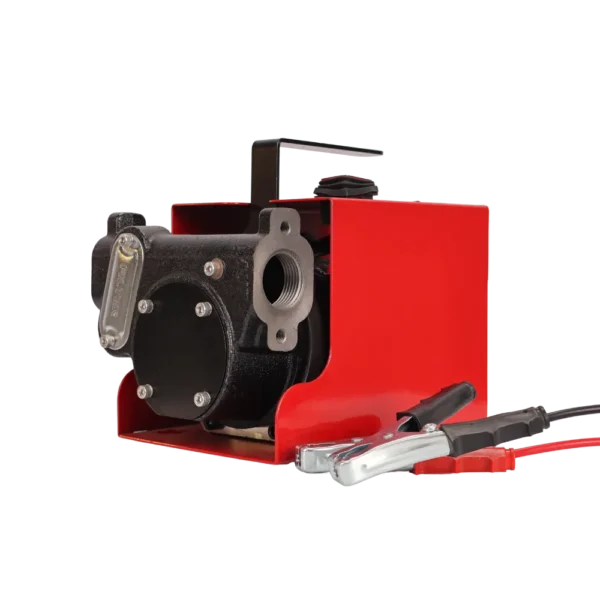 DC-80 12V DC rotary-vane diesel transfer pump, 80 L/min, 1 inch ports