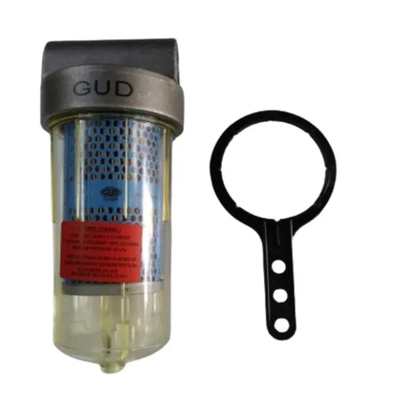 Diesel Dirt Trap Filter, 1" BSP, Aluminium Head, About 40 L/min Diesel dirt trap filter with cast-aluminium head, plastic sediment bowl and 1 inch BSP ports