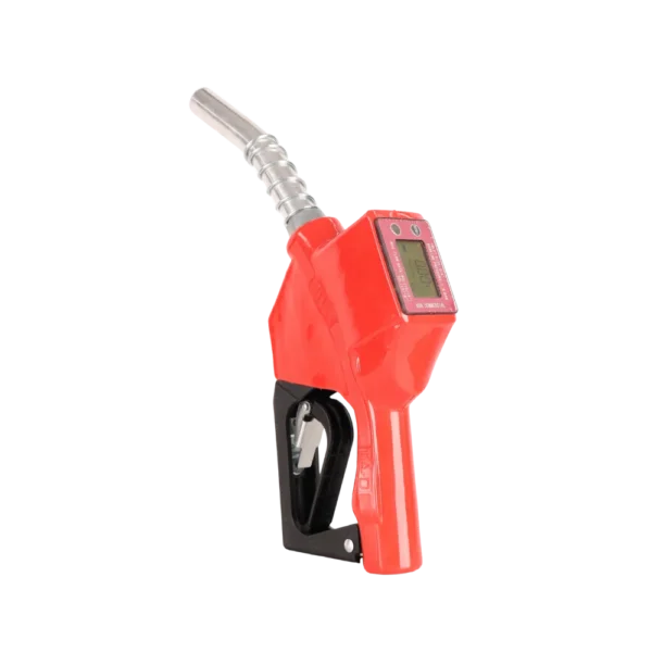 Compact automatic digital metering nozzle with 3/4 inch inlet and 19 mm outlet