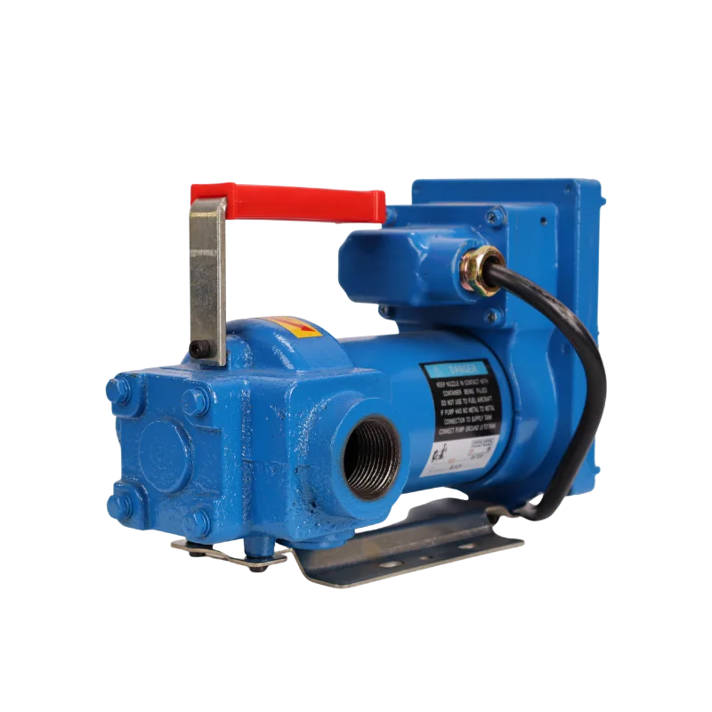 DYB50 12V Explosion-Proof Transfer Pump, 50 L/min, 1" Ports DYB50 12V explosion-proof transfer pump, blue pump with carry handle