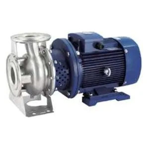 DZA(S) 65-50-125 4 kW stainless steel end-suction pump set with electric motor