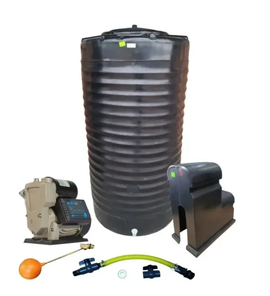 1200 L slim water tank with 1.5 kW VSP booster pump