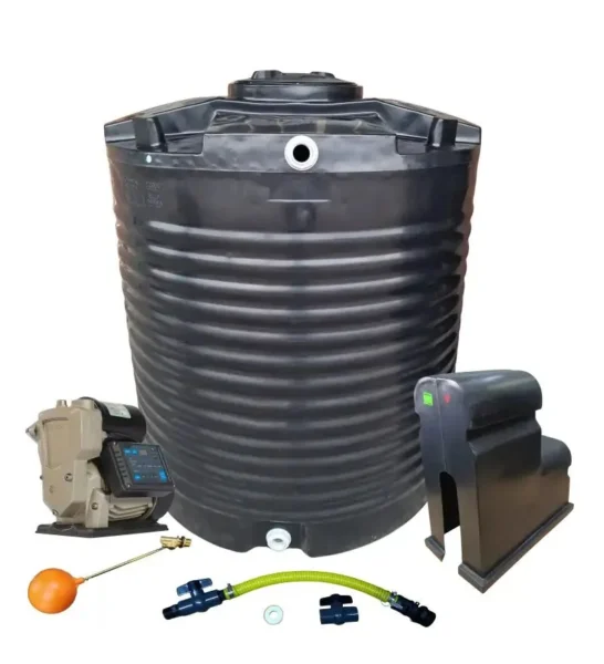 2200 L water tank with 1.5 kW VSP booster pump