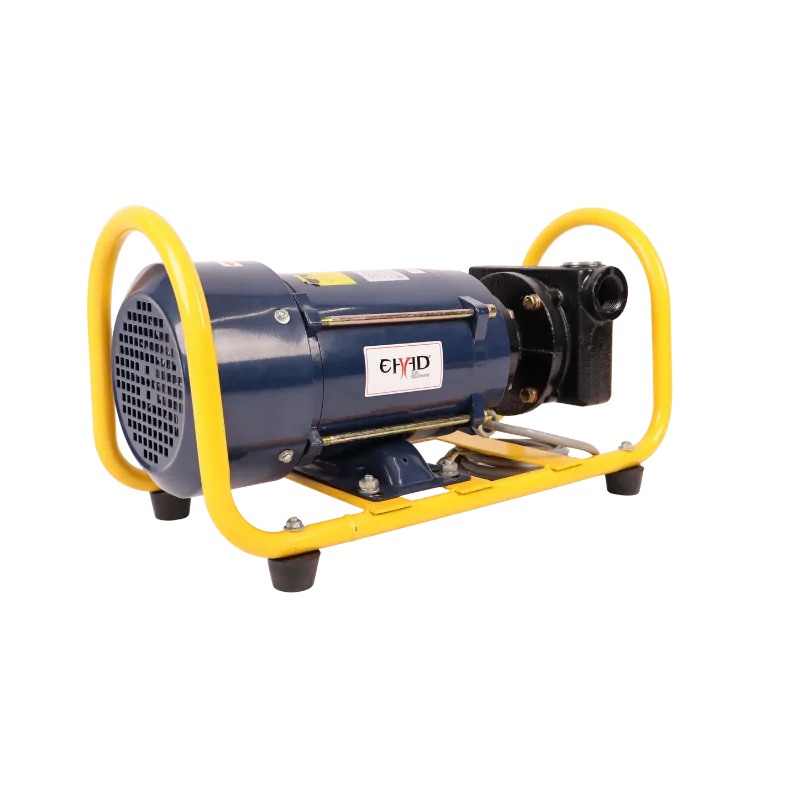 YBF-80 220V Explosion-Proof Fuel Pump, 1.5 Inch, 150 L/min YBF-80 220V explosion-proof fuel pump with 1.5 inch ports in protective roll cage frame