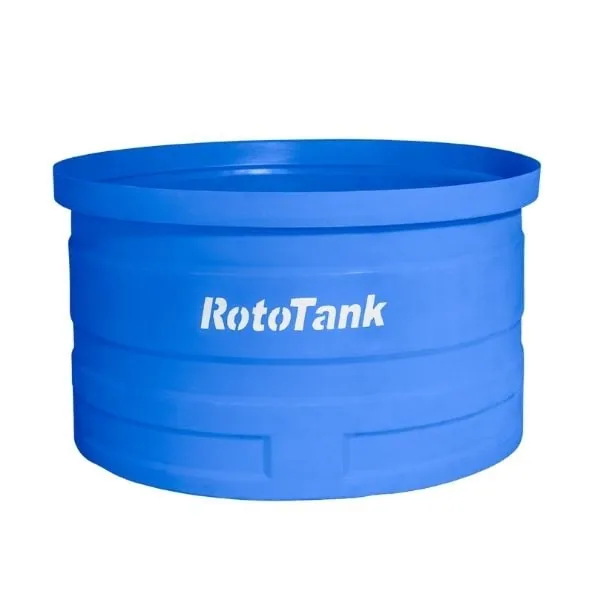 1300 L blue fish breeding pond, rotationally moulded polyethylene