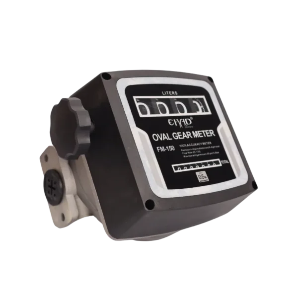 FM150 1 inch oval gear mechanical flowmeter with roller counter for diesel and oil