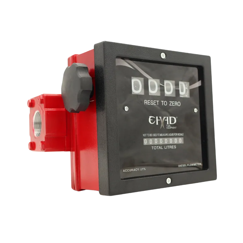 FM900 1" Mechanical Diesel Flowmeter, Battery-Free Counter FM900 1 inch mechanical diesel flowmeter with roller counter, no batteries needed