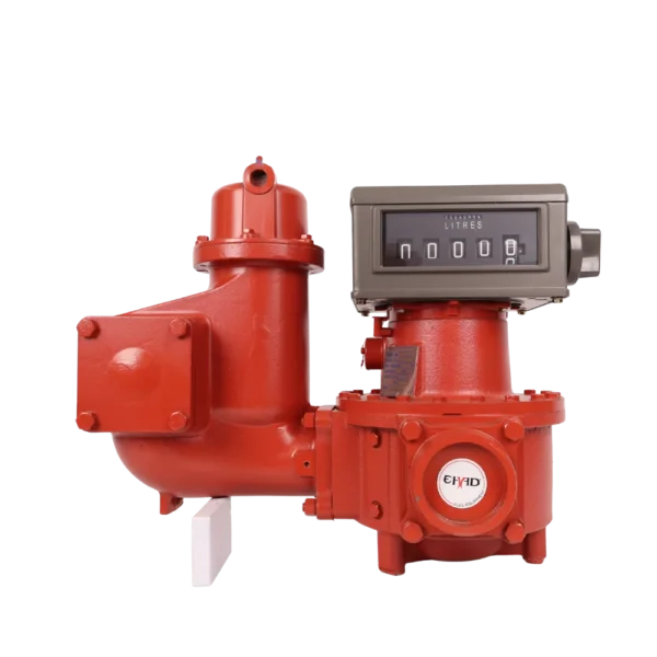 FMC-80 3 inch rotary vane positive displacement flowmeter for bulk fuel tanker transfer