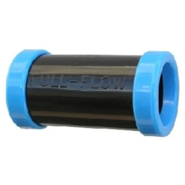 Full Flow ABS compression coupler for LDPE irrigation pipe