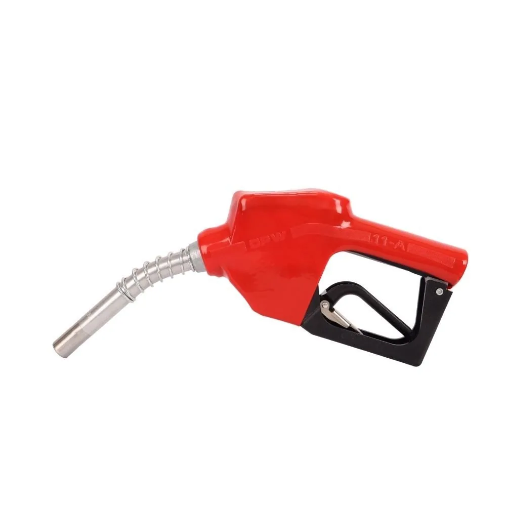 Heavy-Duty Auto Fuel Nozzle, 16 mm Spout, 3/4-Inch BSP Red heavy-duty 16 mm automatic fuel nozzle, 3/4-inch BSP inlet