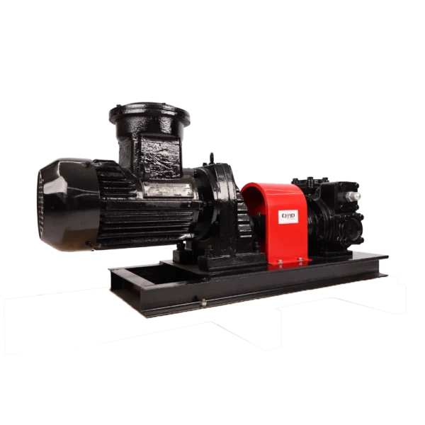 YB65 2.5 inch high volume vane transfer pump set with 4 kW motor on skid