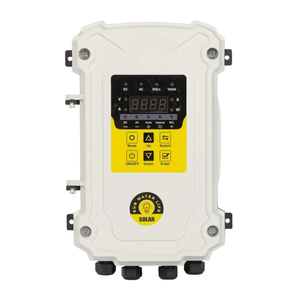 2.2 kW hybrid solar pump inverter for 4 inch brushless DC borehole motors