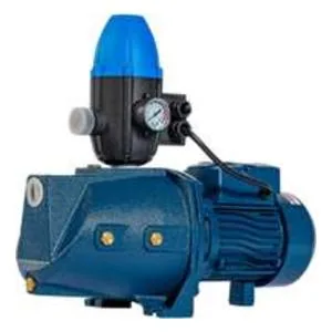 JSWM110 1.1 kW cast-iron self-priming jet pump combo with flow controller