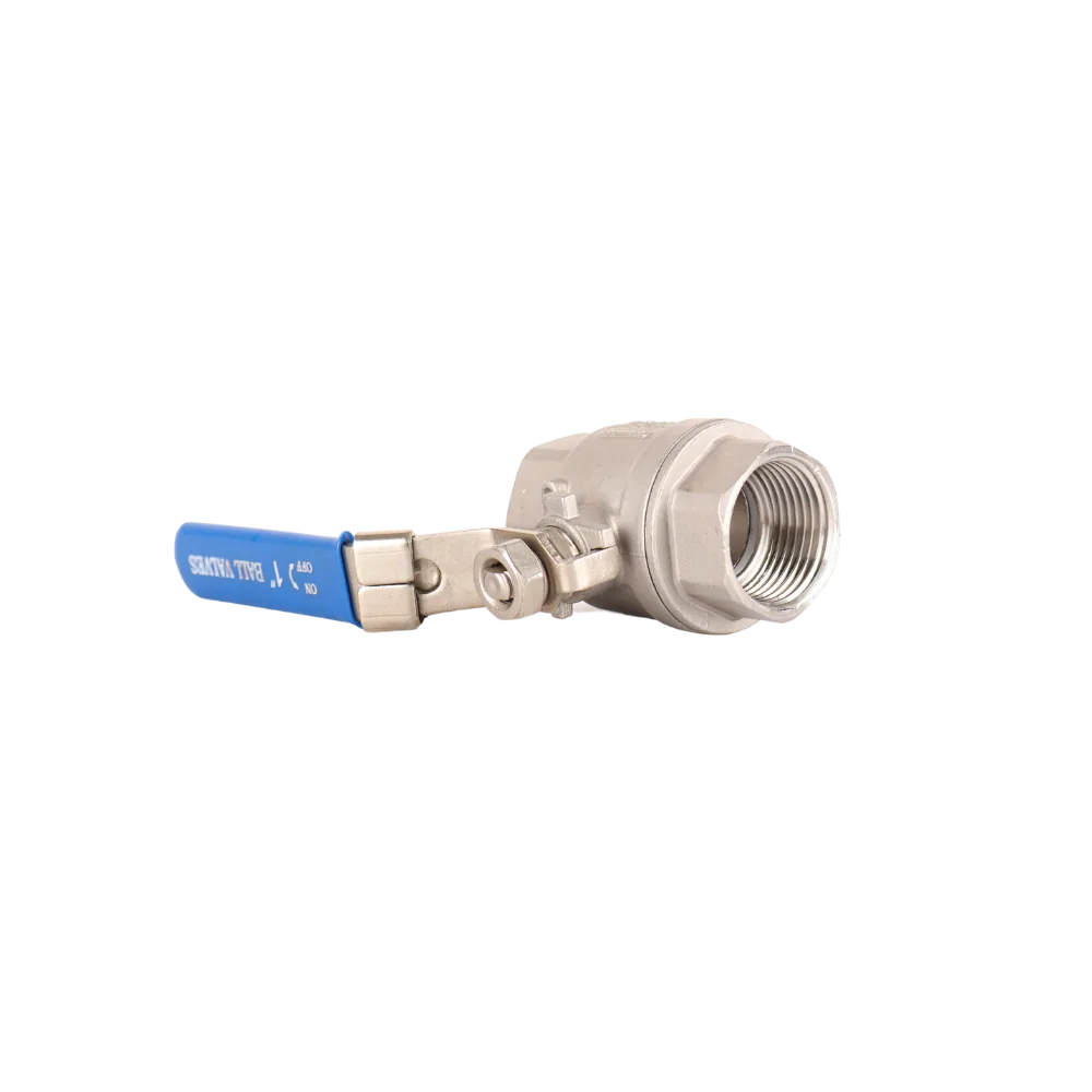 Lockable Ball Valve, 1.5" 304 Stainless Steel 1.5 inch 304 stainless steel lockable ball valve with lever lock tab