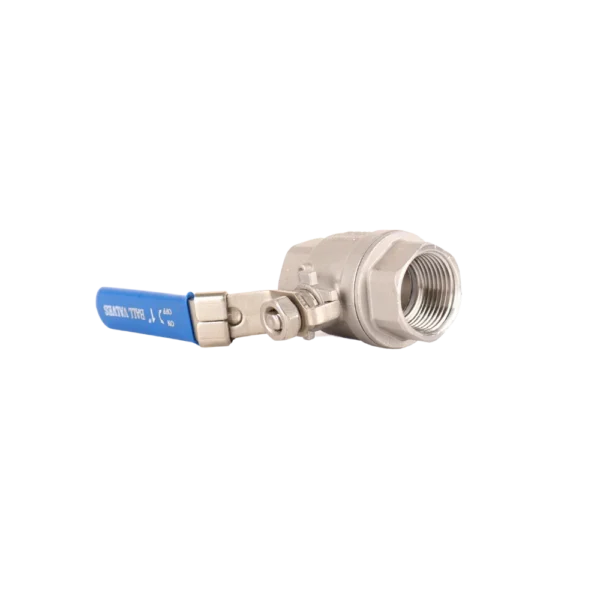 1 inch 304 stainless steel lockable ball valve with lever lock tab