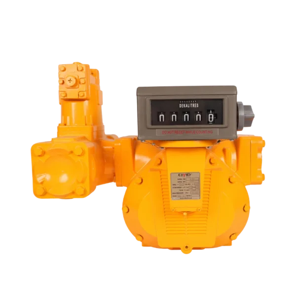 M-100 4 inch positive displacement bulk fuel flowmeter with mechanical register