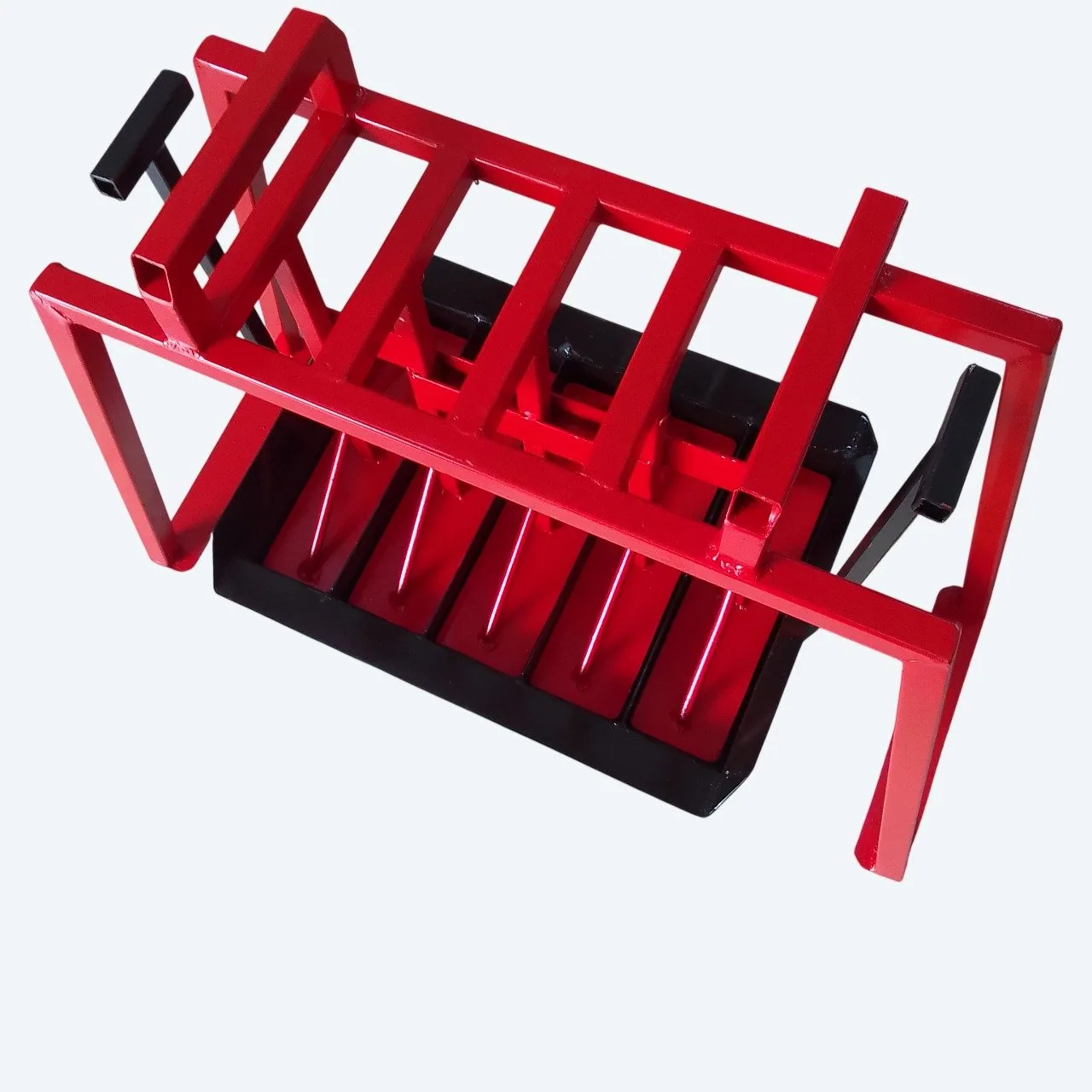Manual 5-Drop Maxi Brick Machine, Lever Press Manual 5-drop maxi brick machine with lever press on a light background