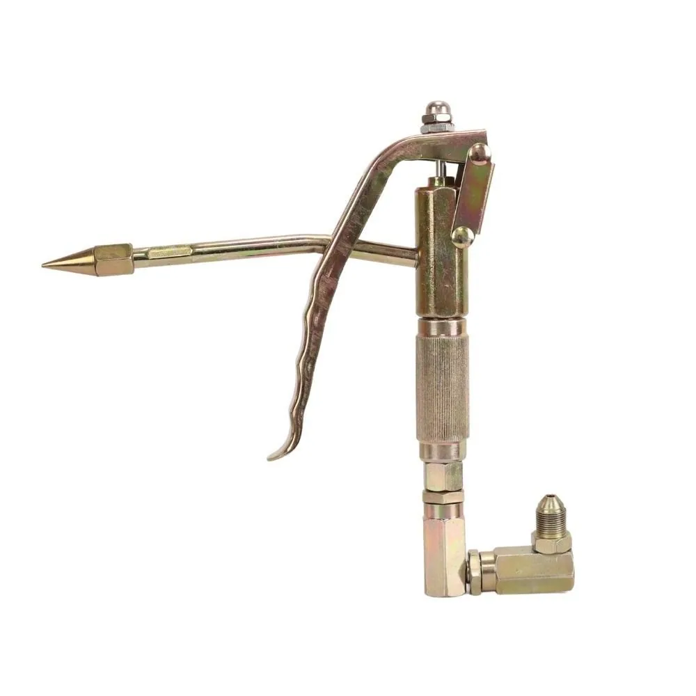 Manual Grease Nozzle, 1/4-Inch Z-Swivel, Aluminium Aluminium manual grease nozzle with Z-swivel, 1/4-inch connection