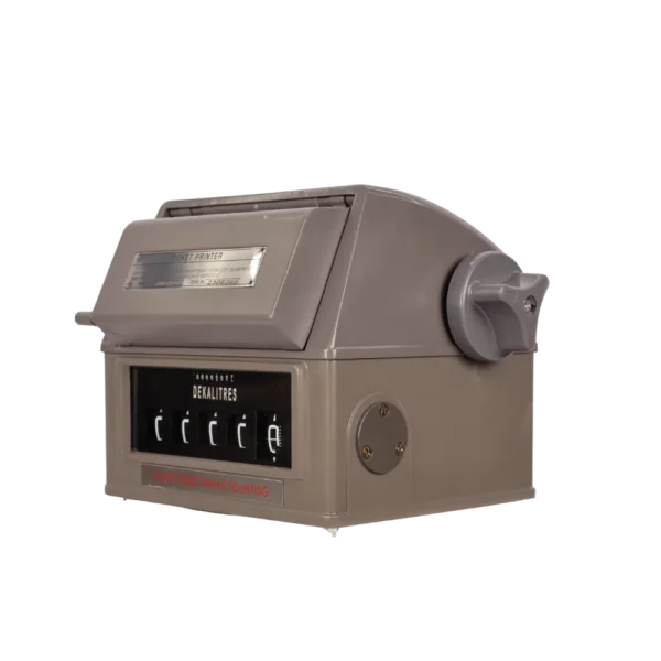 Mechanical register with ticket printer for M-40, M-50 and M-80 bulk flowmeters