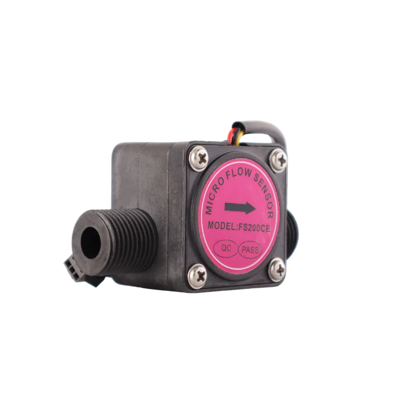 Micro Flow Pulse Sensor 0.2-10 L/min, G1/2", 171 Pulses/L Micro pulse flow sensor 0.2-10 L/min with G1/2 inch threads and signal leads