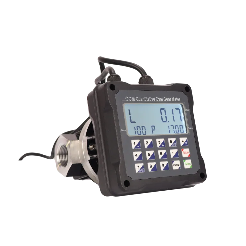 OGM-25 Stainless Preset Flowmeter, 220V AC, 1", 20-120 L/min OGM-25 stainless steel preset flowmeter with 220V mains batch controller, 1 inch