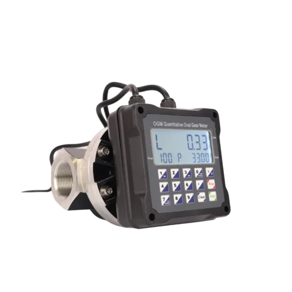 OGM-40 1.5 inch preset oval-gear flowmeter with 220V AC controller