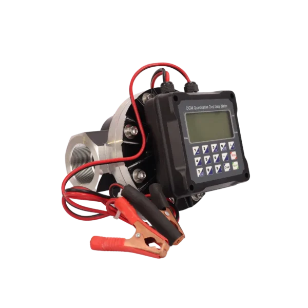 OGM-50 2 inch preset oval-gear flowmeter with 12V DC batch controller