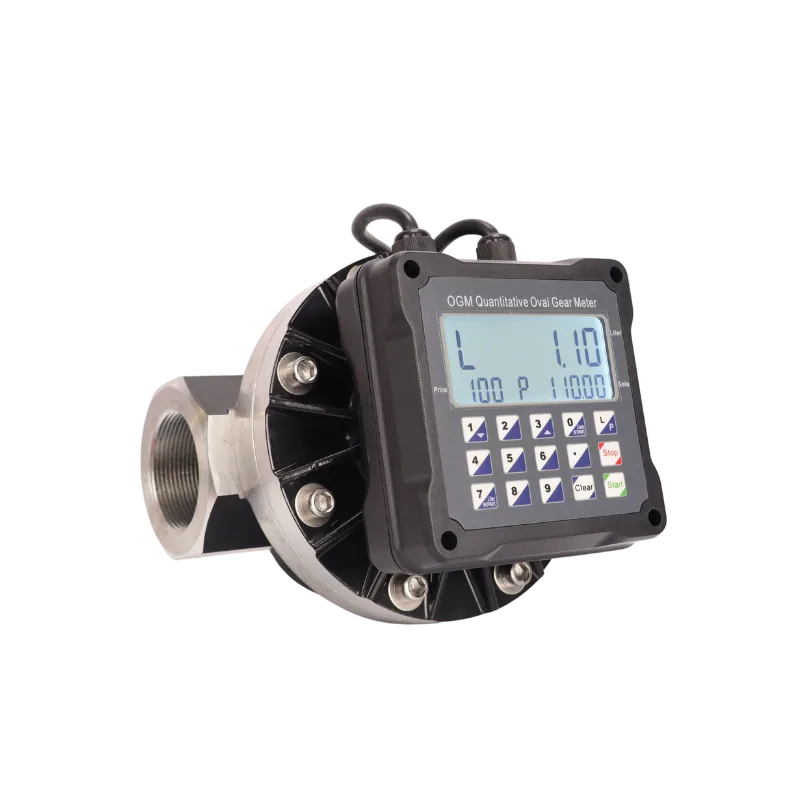 OGM-50 Preset Flowmeter, 220V AC, 2", 30-300 L/min OGM-50 2 inch preset oval-gear flowmeter with 220V AC batch controller