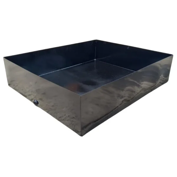 Painted 2 mm steel drip tray for tanks