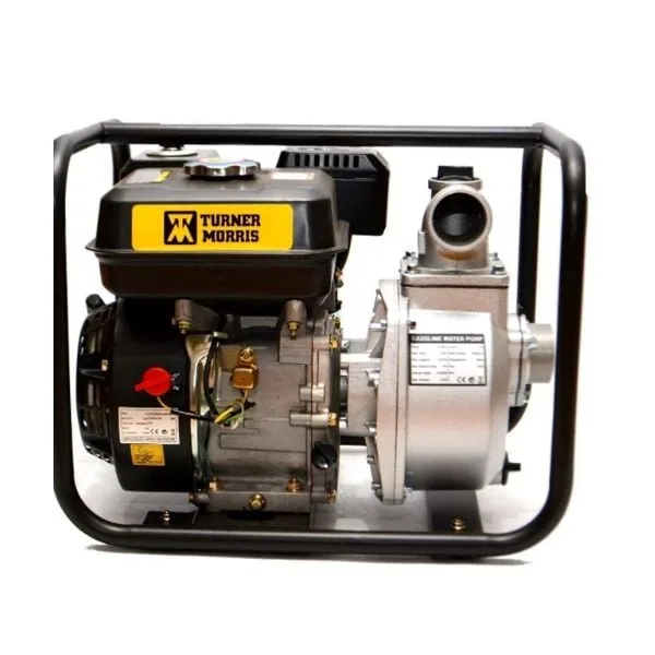 Turner Morris 50 mm petrol clear water pump, 600 L/min, front view