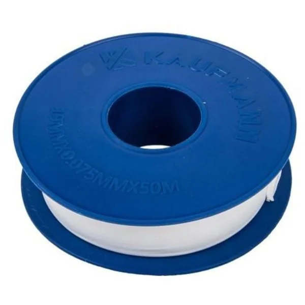 Heavy duty plumbers thread seal tape roll, 19mm x 30m