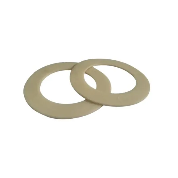 Beige rubber spare gasket for pool flow inlet fitting
