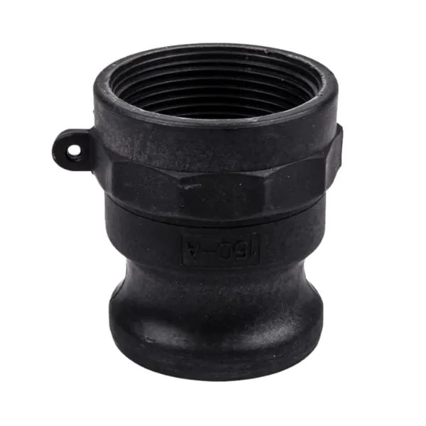 Polypropylene camlock Type A male adaptor x female bsp, 15 to 50 mm