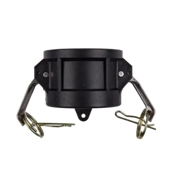 Polypropylene camlock Type DC female end cap, 15 to 50 mm