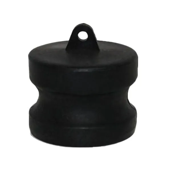 Polypropylene camlock Type DP male end cap, 15 to 50 mm