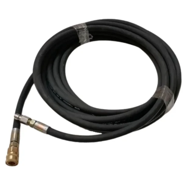 10 m 480 bar two-wire braid high-pressure washer hose with quick couplers