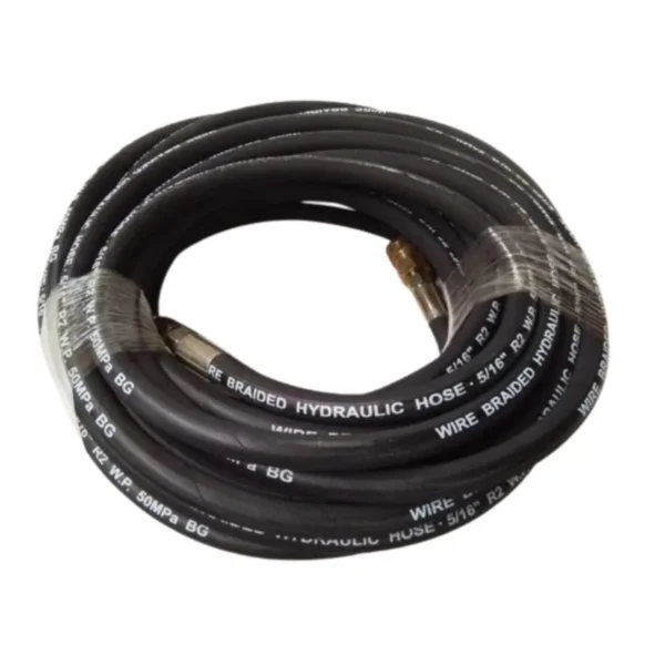 20 m 280 bar high-pressure washer hose coil with quick couplers