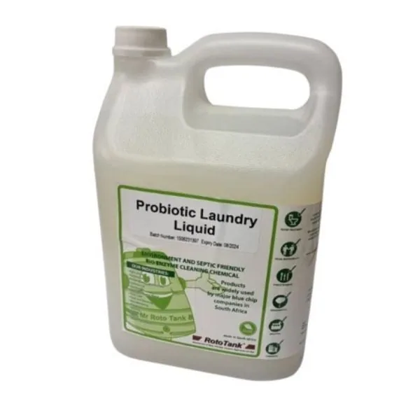 5 L probiotic laundry liquid for septic and greywater systems
