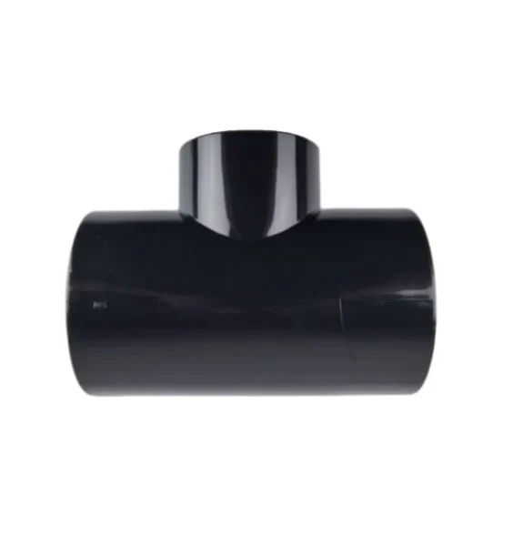 PVC solvent weld equal tee fitting for 20 to 50 mm pressure pipe