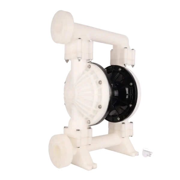 QBK65 polypropylene air-operated diaphragm pump with PTFE diaphragms and 2.5" ports