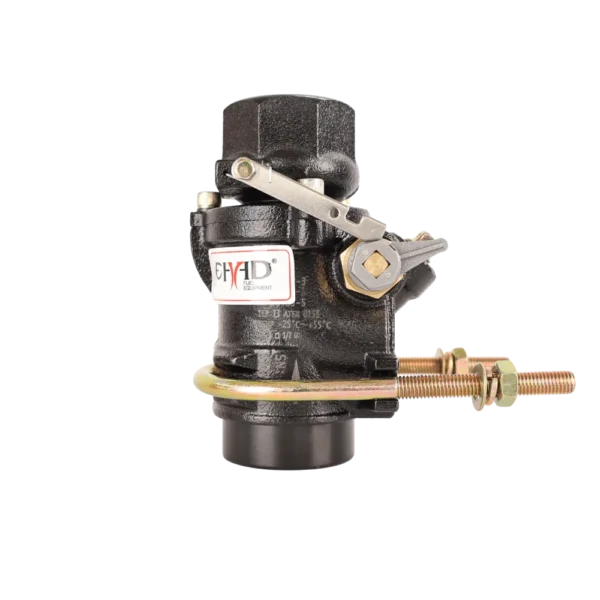 1.5 inch cast aluminium double poppet shear valve, ATEX marked