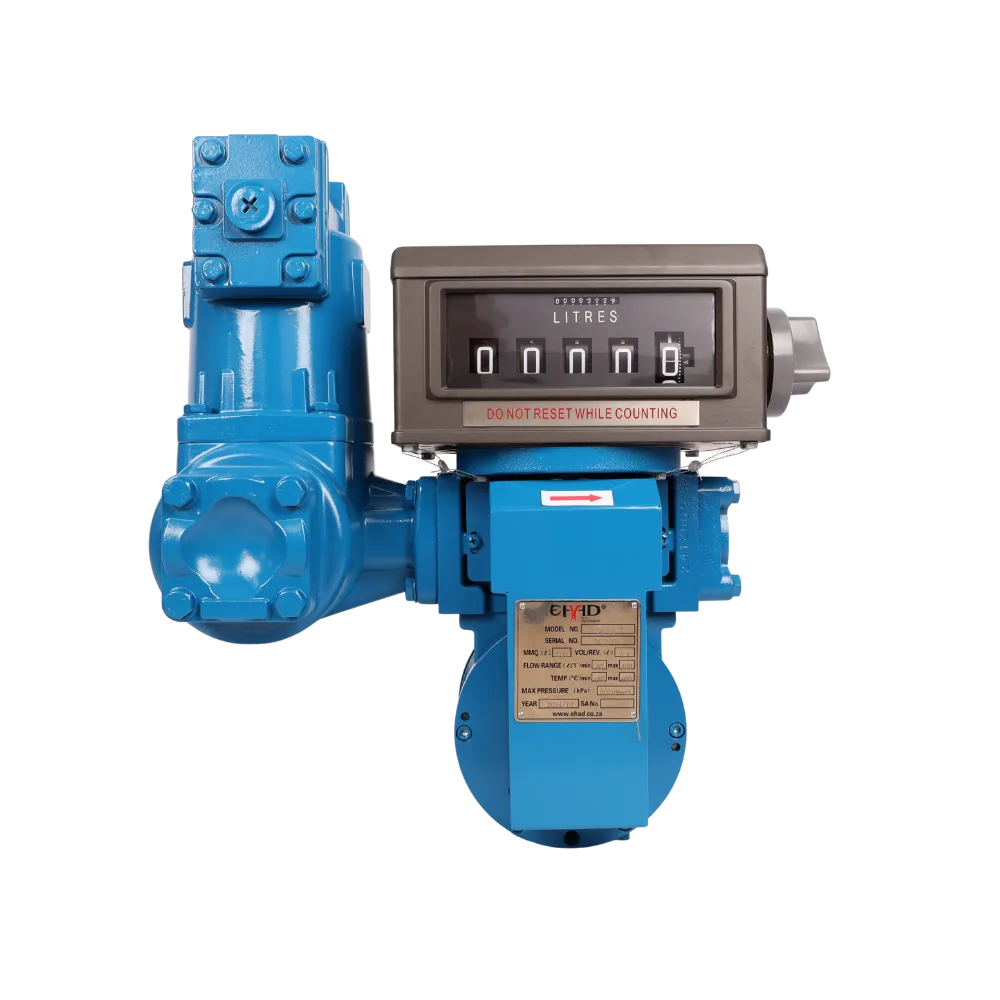 SM-50 2" Bulk Flowmeter with Air Eliminator, 40-400 L/min SM-50 2 inch positive-displacement bulk diesel flowmeter with built-in air eliminator, 40-400 L/min