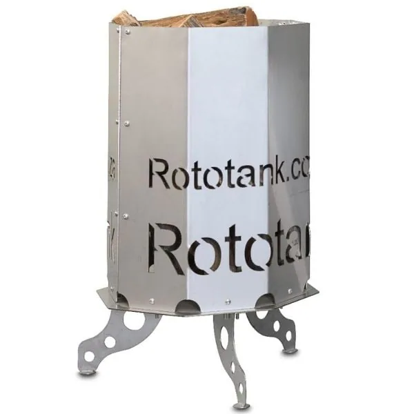 Heavy-duty 316 stainless steel bowler, 650 mm high, 360 mm diameter