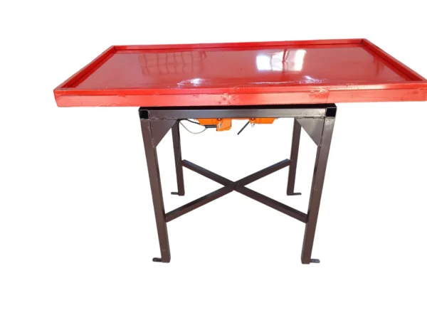 Steel vibrating table with 220 V vibrator motor for wet-cast concrete moulds