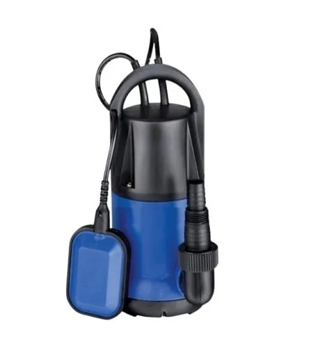 750 W 230 V submersible dirty water pump with float valve, 8.5 m head