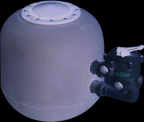 Superflo Q160 Pool Sand Filter, 4-Bag, 610 mm Tank, 6-Way Valve Superflo Q160 4-bag pool sand filter with 6-position multiport valve, 610 mm tank