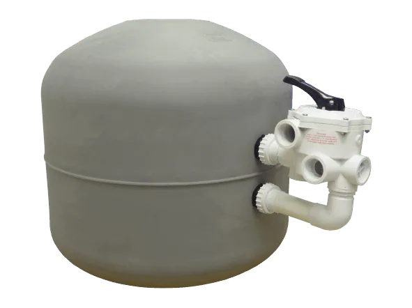 Superflo Q200 5-bag pool sand filter with 6-position multiport valve, 700 mm tank