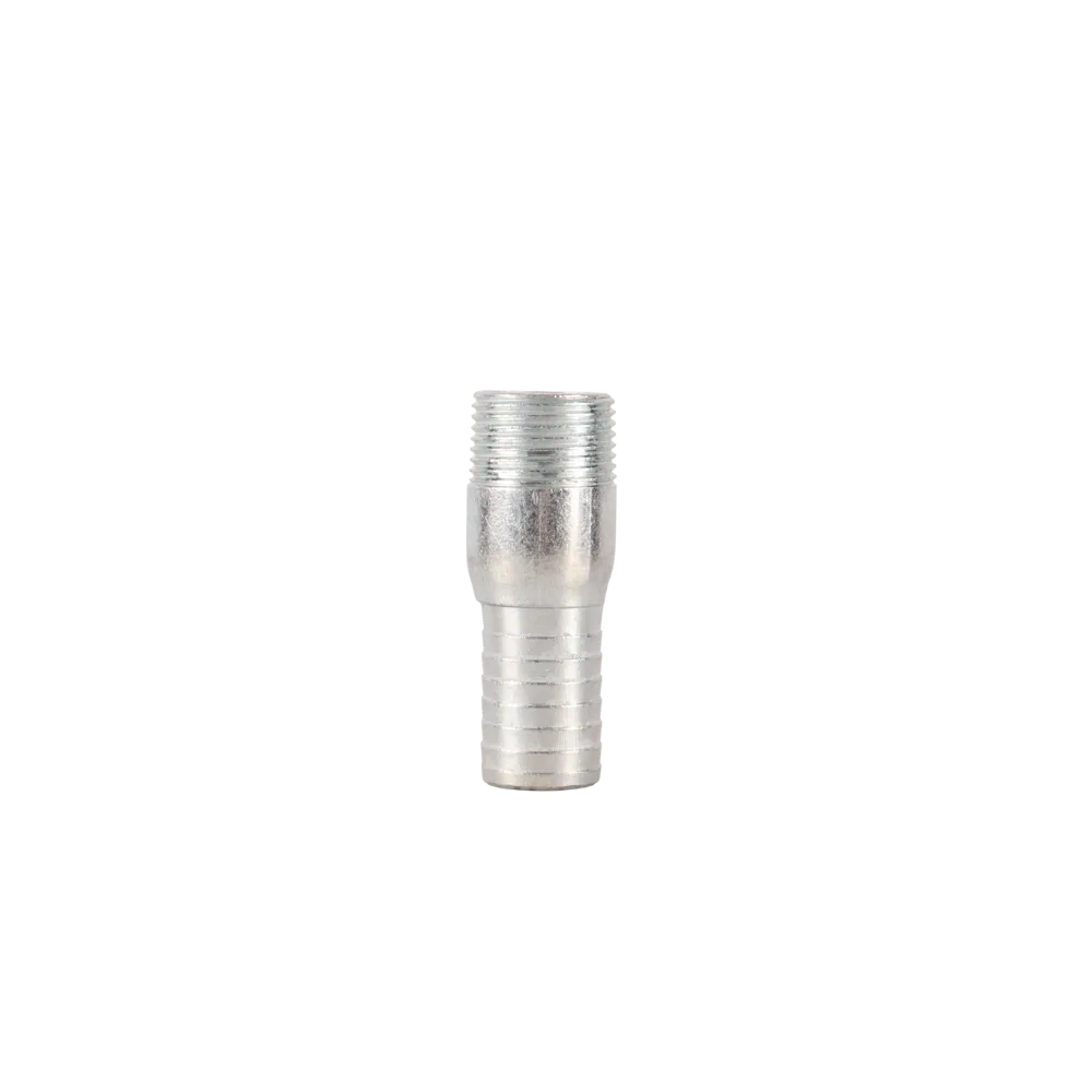 Swaged Hose Nipple, 3/4", 1" or 1.5" Sizes Swaged hose nipple fitting available in 3/4 inch, 1 inch and 1.5 inch sizes